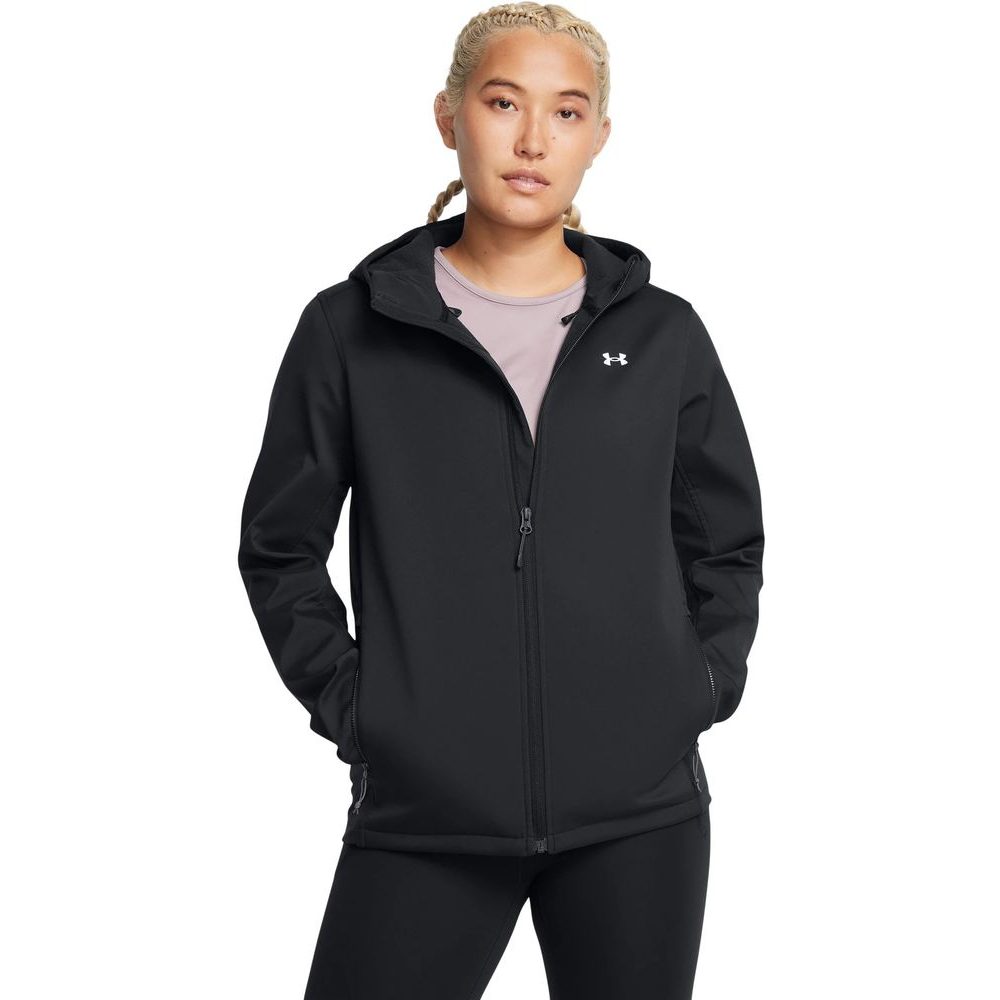 W Shield Hooded Jacket-BLK