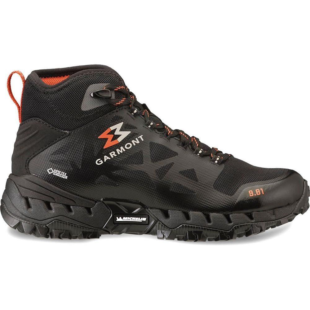 9.81 N AIR G 2.0 MID WMS GTX, black/red
