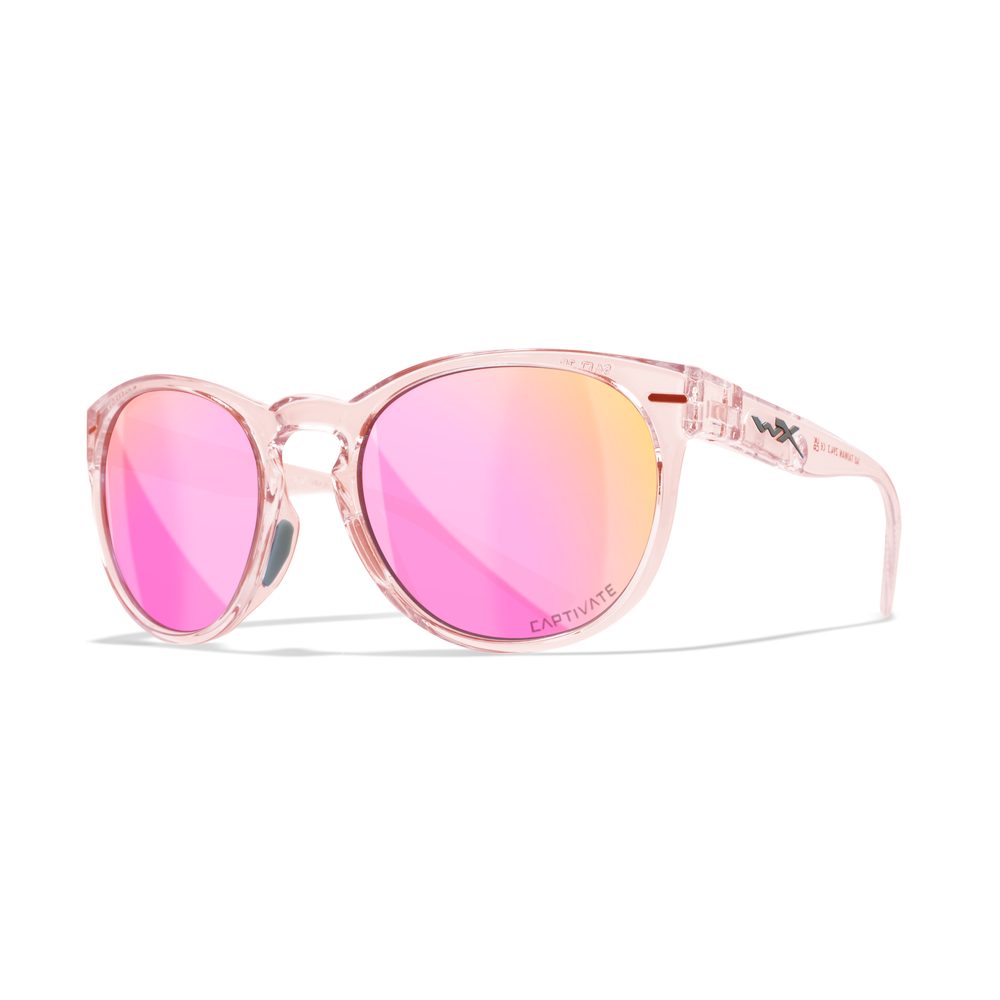 Outdoorweb.eu COVERTCaptivate Polarized Rose Gold Mirror Smoke Green Gloss Crystal Blush sunglasses WILEY X 166.28