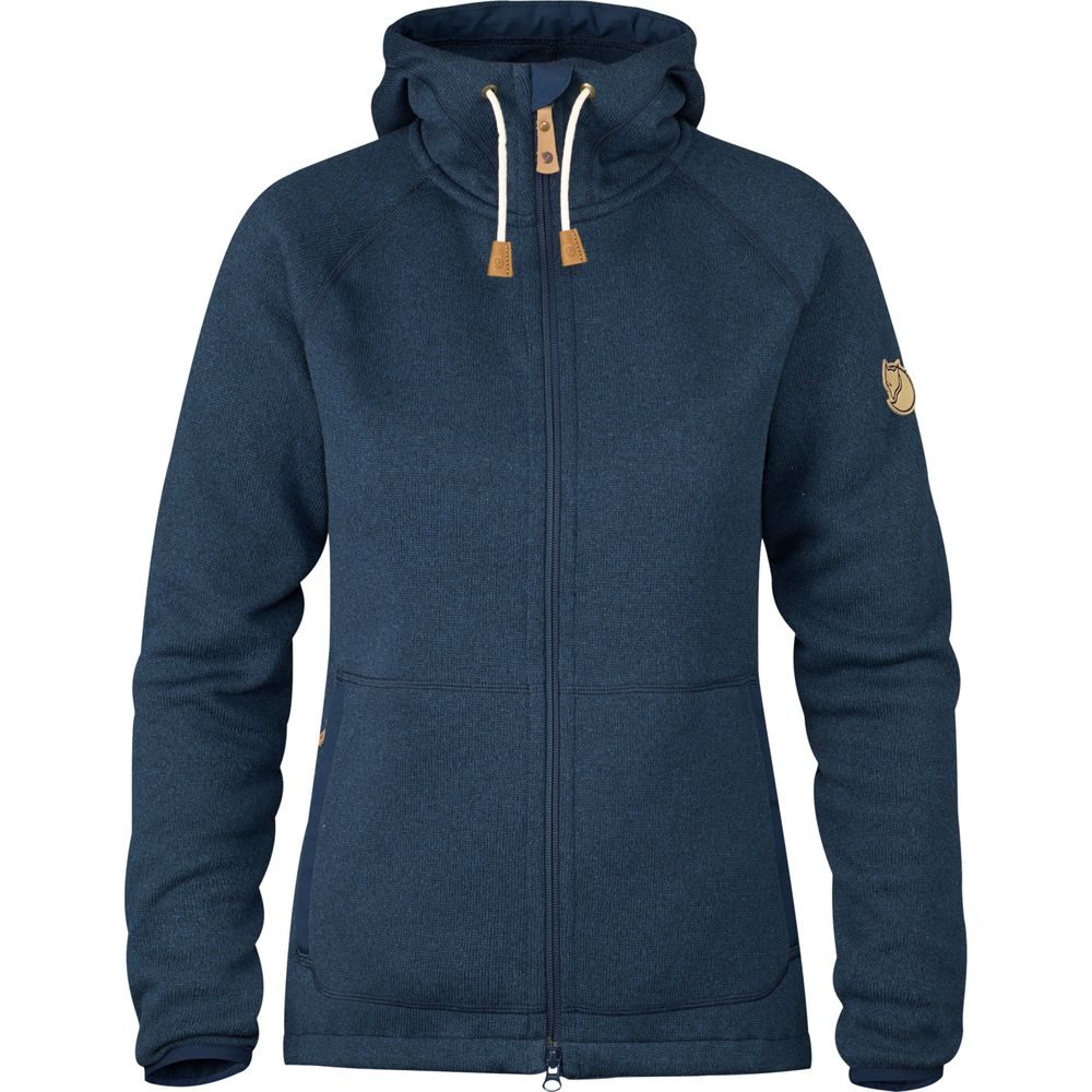 Övik Fleece Hoodie W Navy