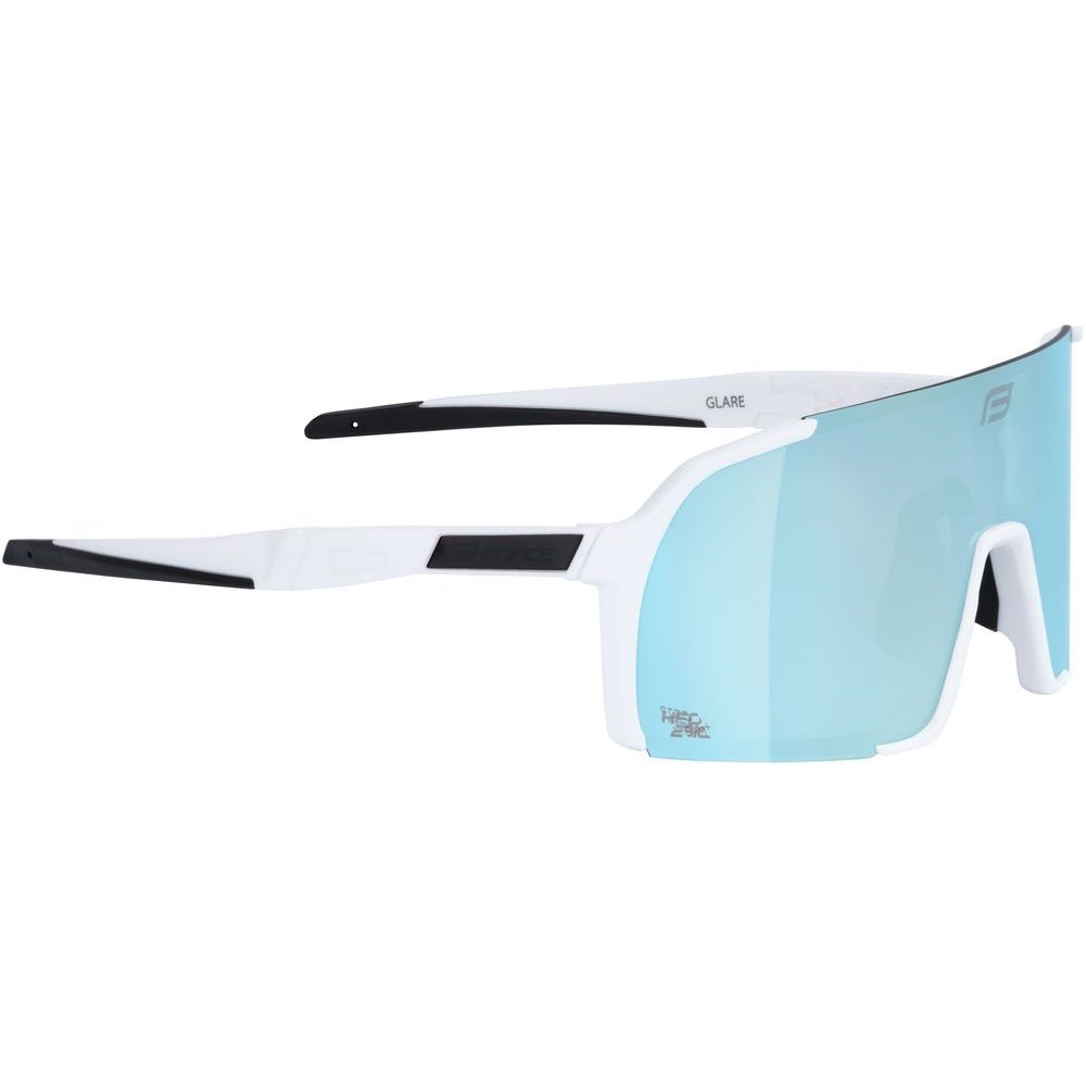 GLARE bílé, modré zrc. sklo