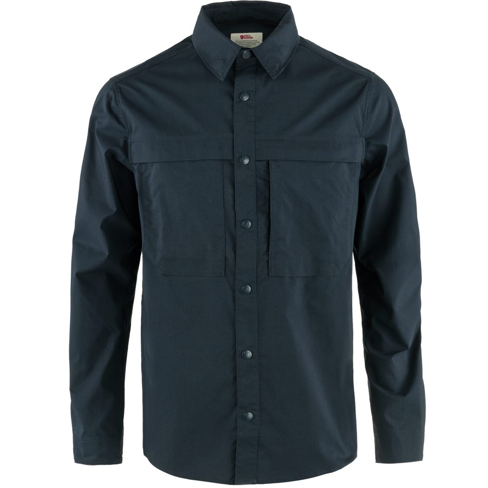 Abisko Trail Shirt LS M Dark Navy