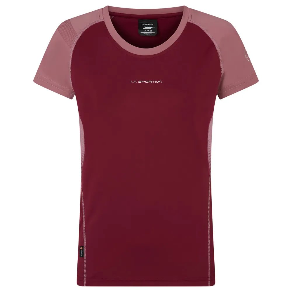 Move T-Shirt W, Red Plum/Blush