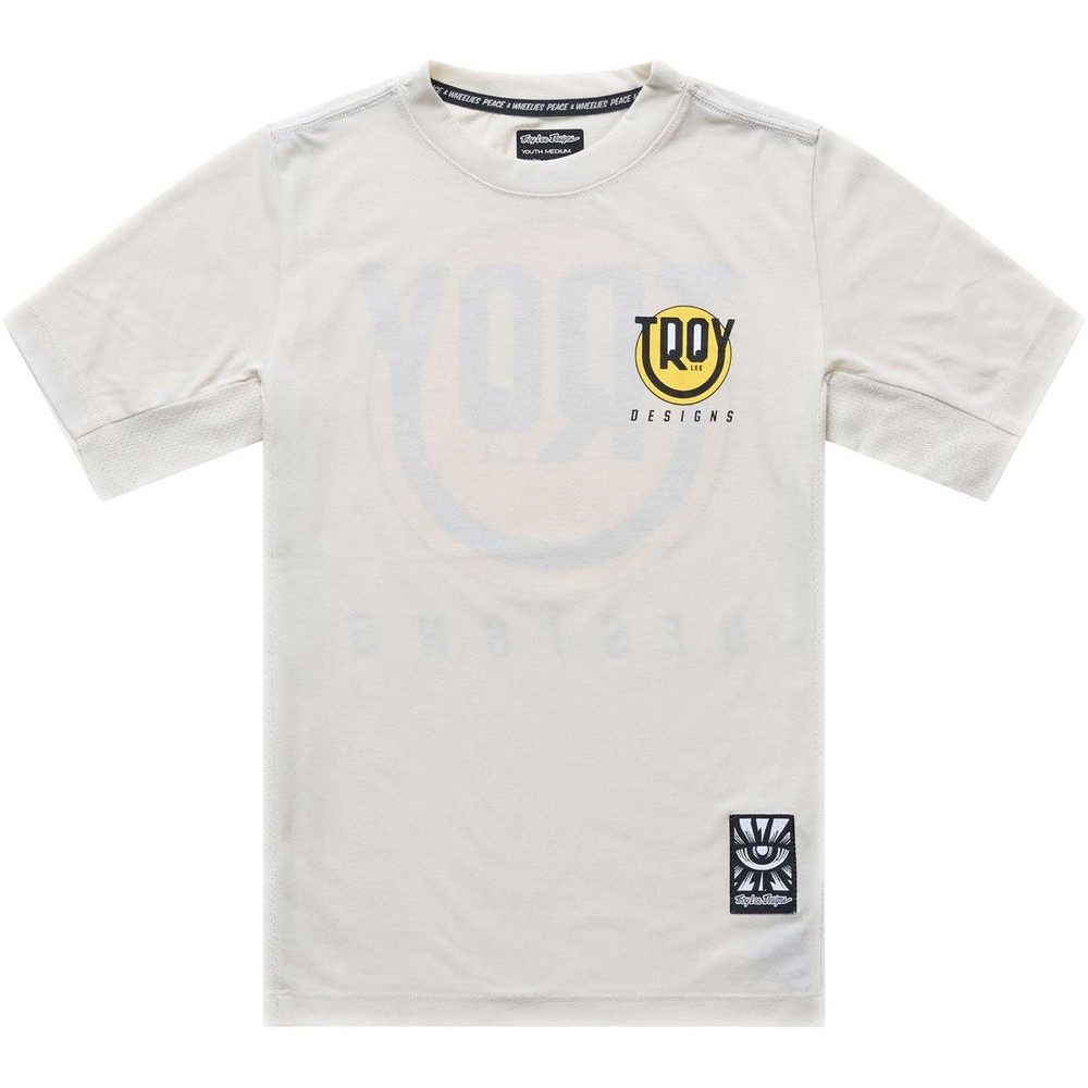 YOUTH SKYLINE RIDE TEE HAPPY PUMICE