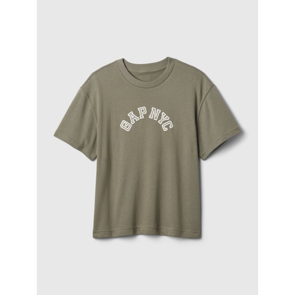 862305-02 Mikina s krátkým rukávem Zelená