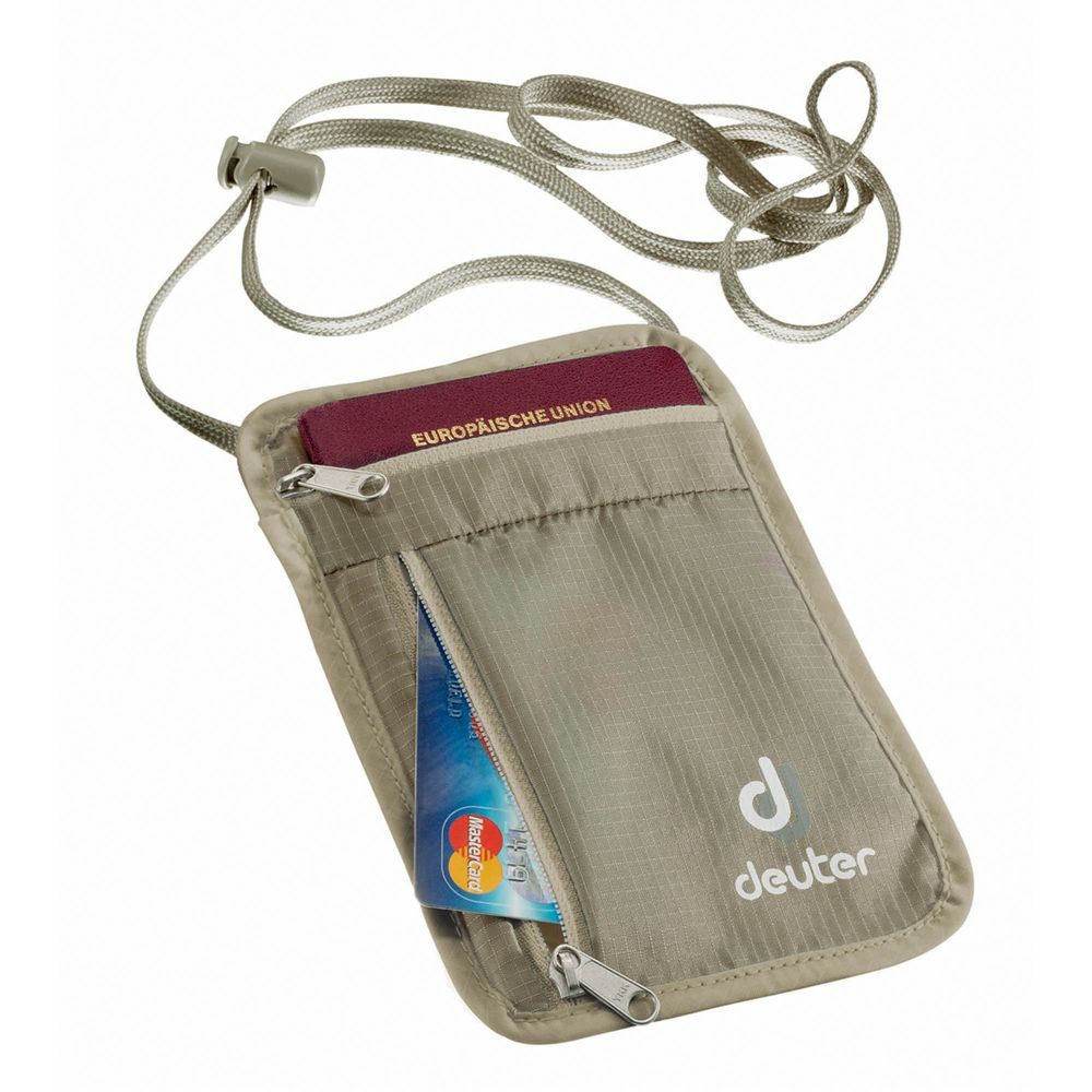 Security Wallet I - bezpečnostní kapsa béžový