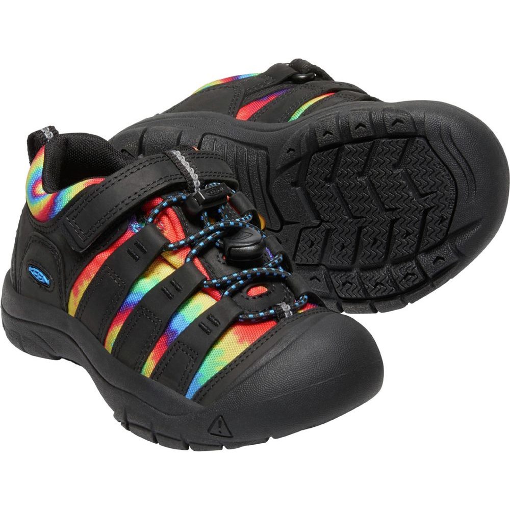 NEWPORT SHOE CHILDREN black/original tie dye