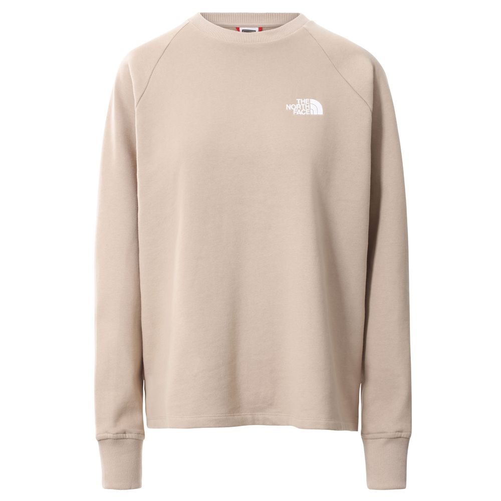 W OVERSIZED CREW FLAX