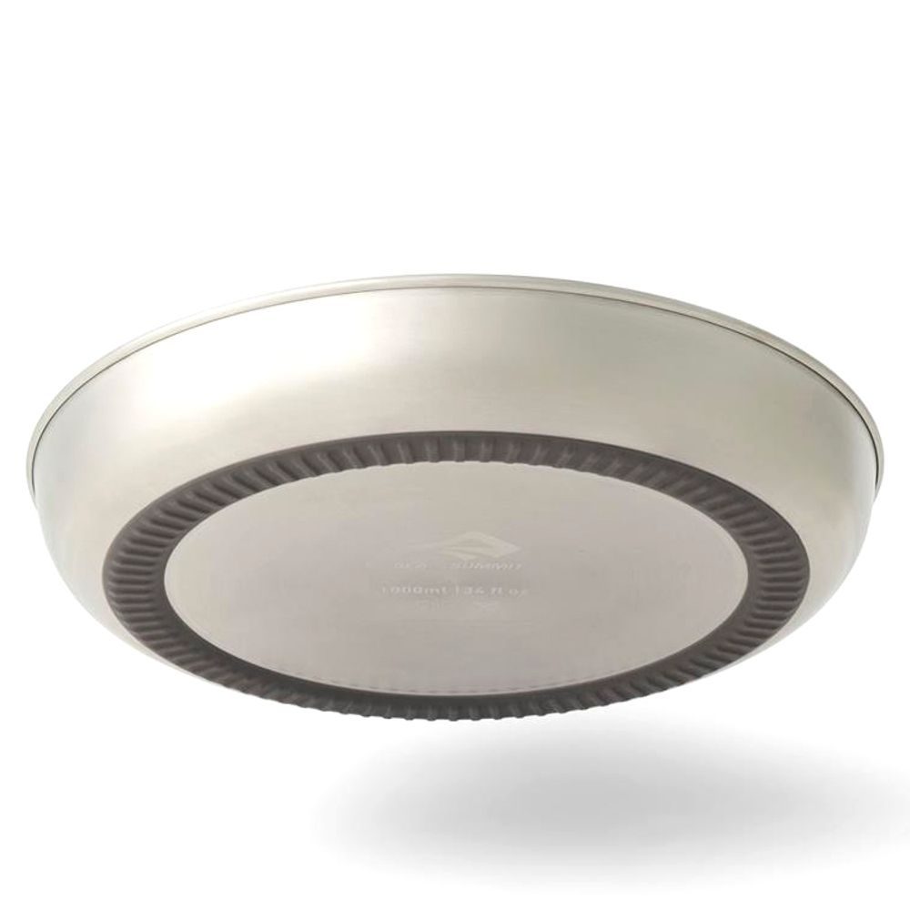 Detour Stainless Steel Plate, Beluga Black