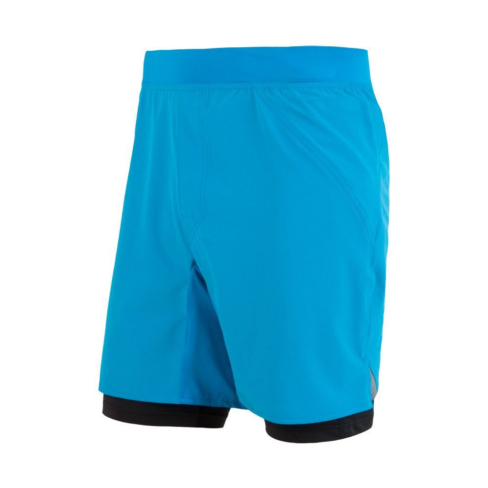 TRAIL men's shorts, blue/black
