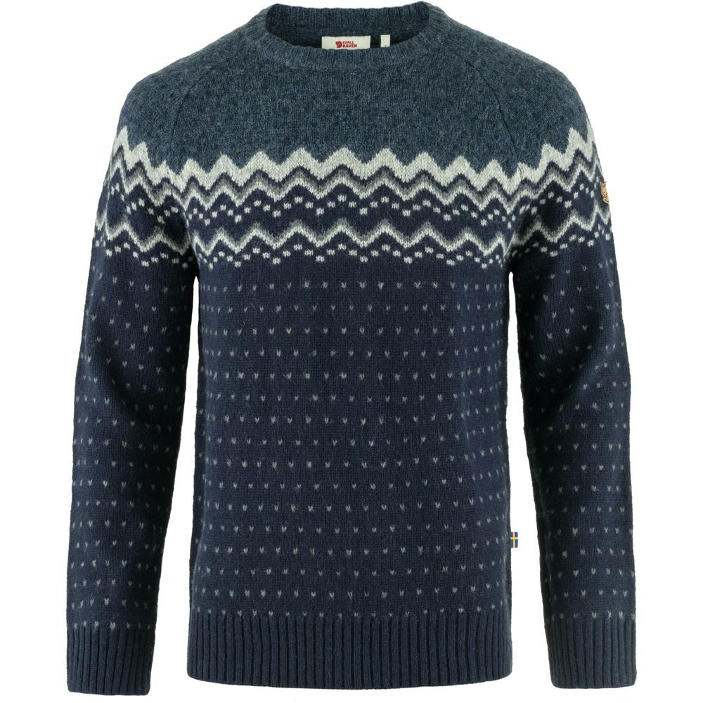 Övik Knit Sweater M Dark Navy-Mountain Blue