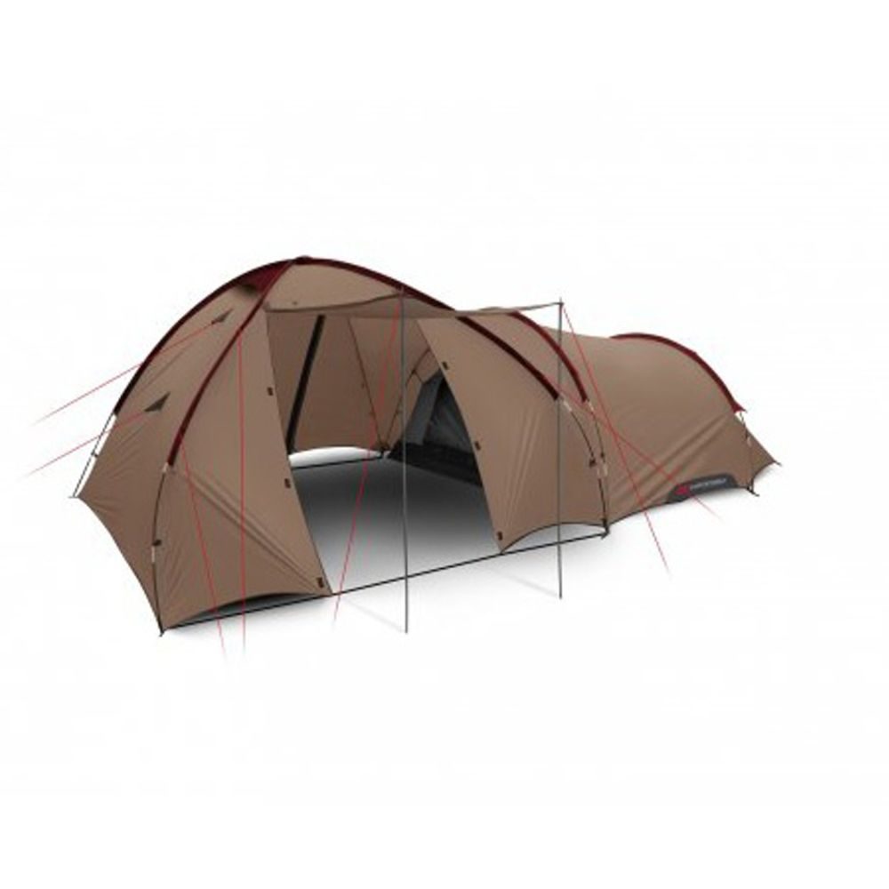 Spirit, taupe grey/chilli pepper - turistický stan