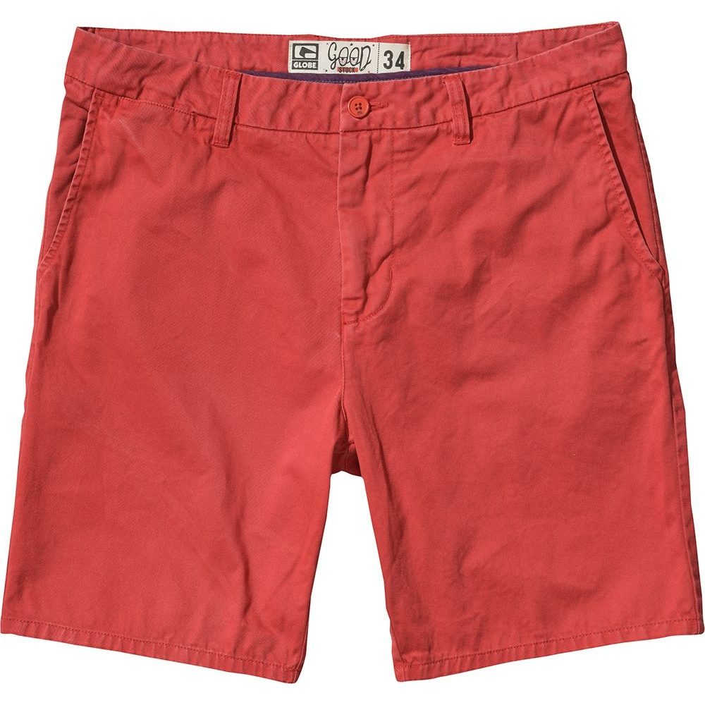 01216001 GOODSTOCK CHINO WALKSHORT RED CLAY - pánské plátěné šortky
