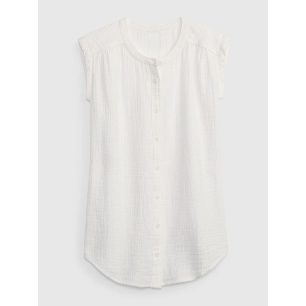 861697-01 Dětská tunika bez rukávů Bílá