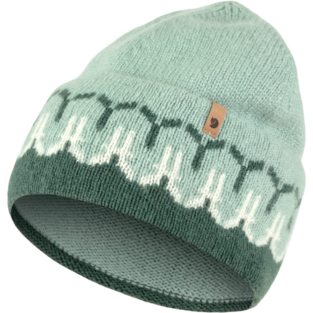 Övik Path Knit Beanie, Deep Patina-Misty Green