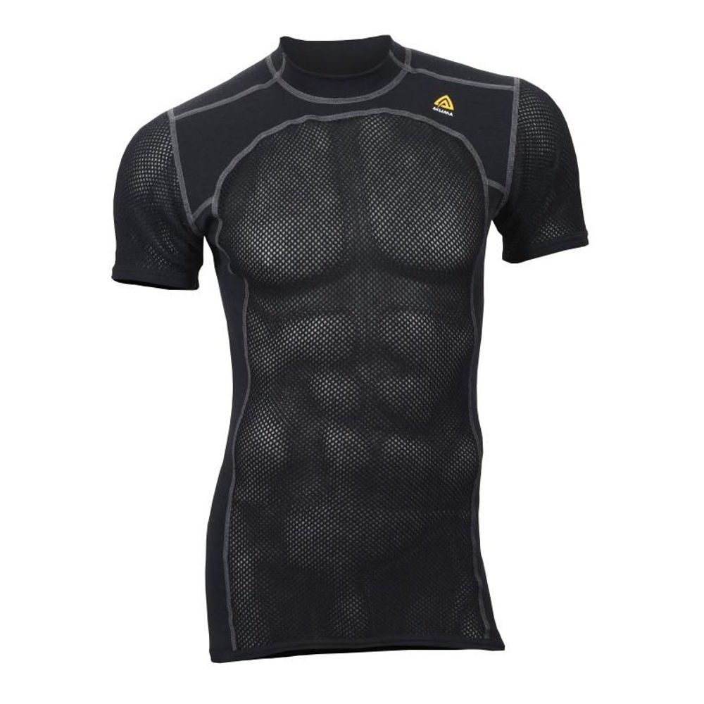 WoolNet T-shirt Man Jet Black