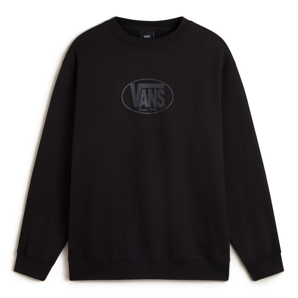 Classic Oval Crew Black