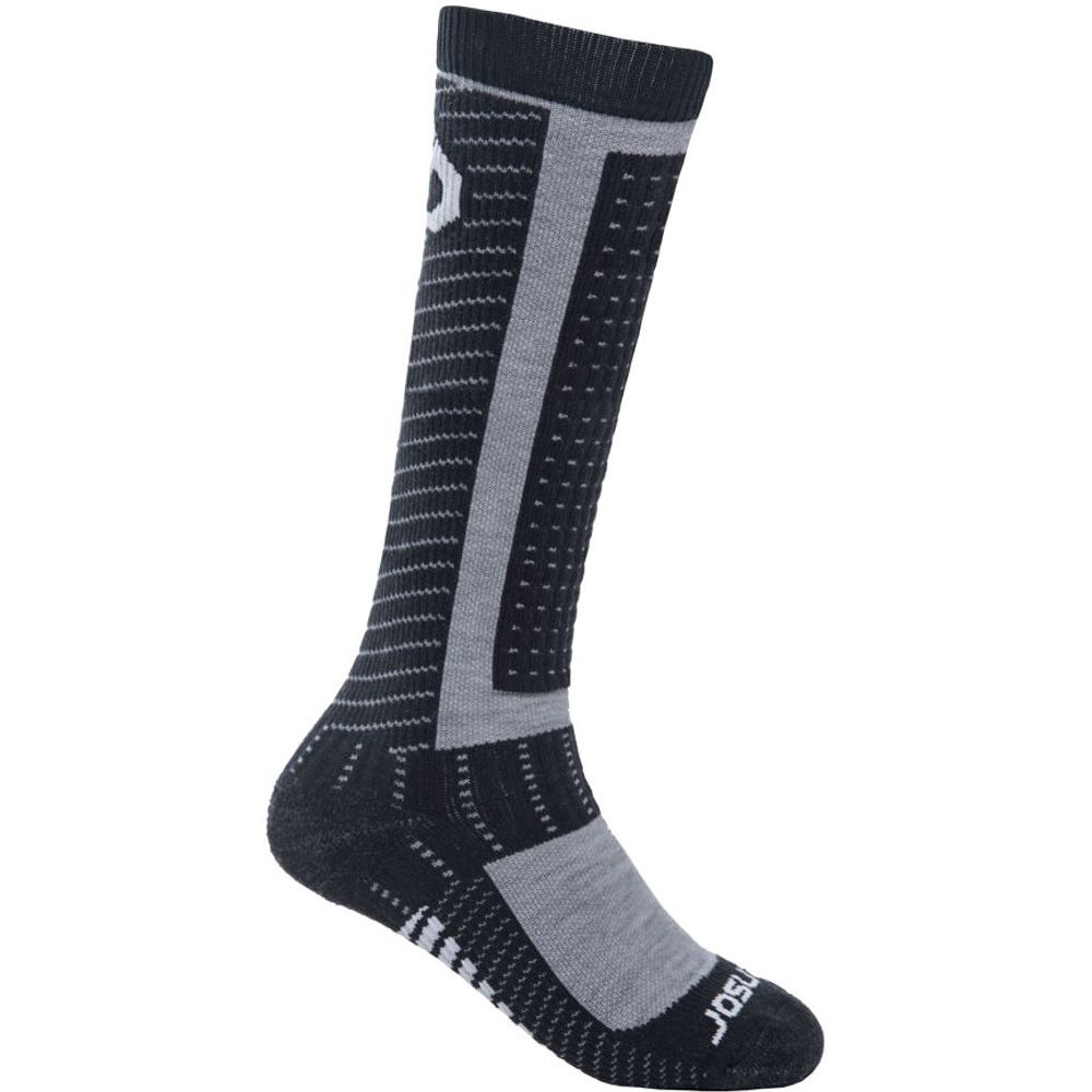 PONOŽKY PRO MERINO černá/šedá