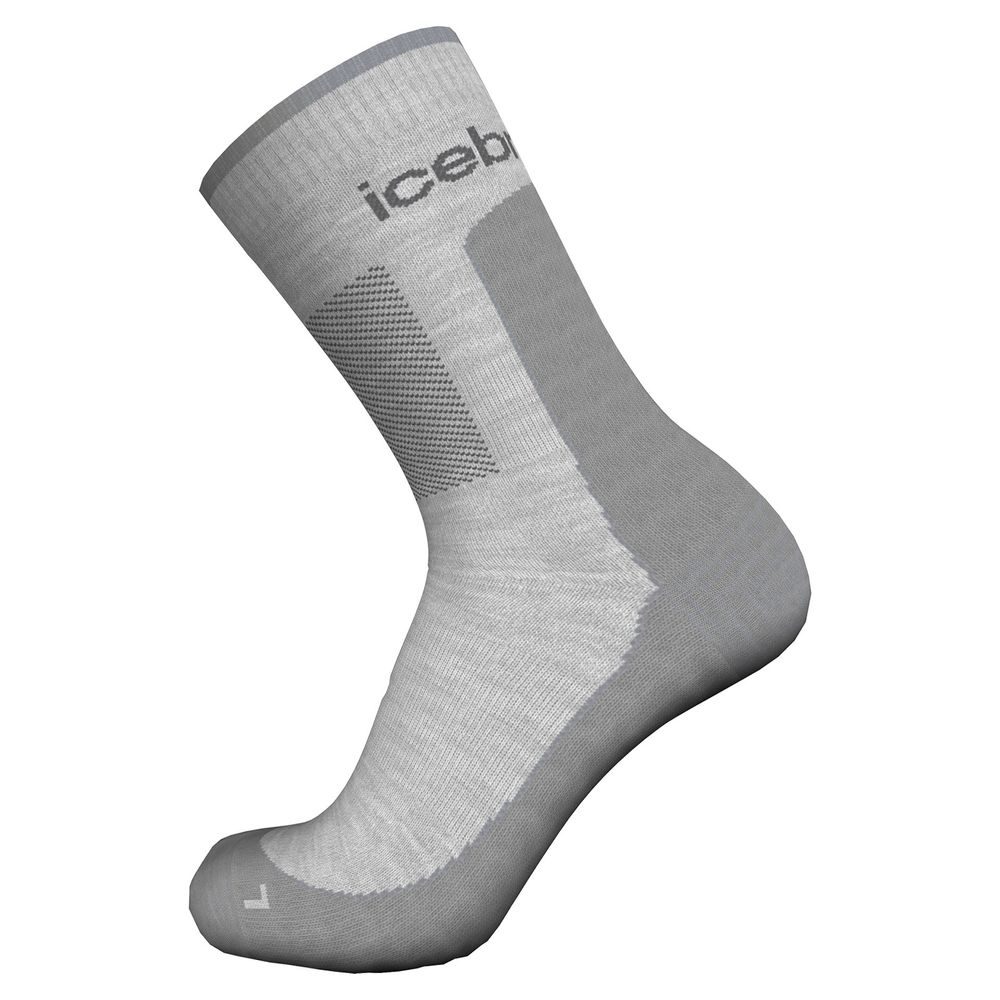 M Mer Hike+ Medium Crew BLIZZARD HTHR/ALLOY