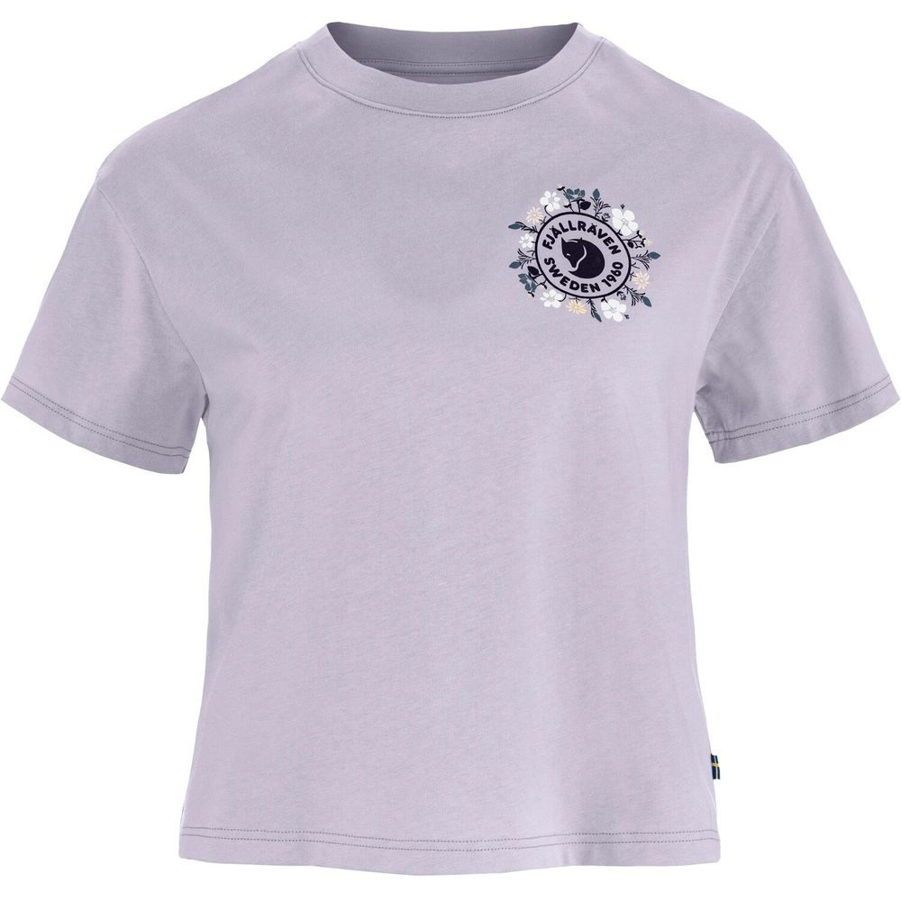 Fjällblomster Logo T-shirt W Lavender Mist