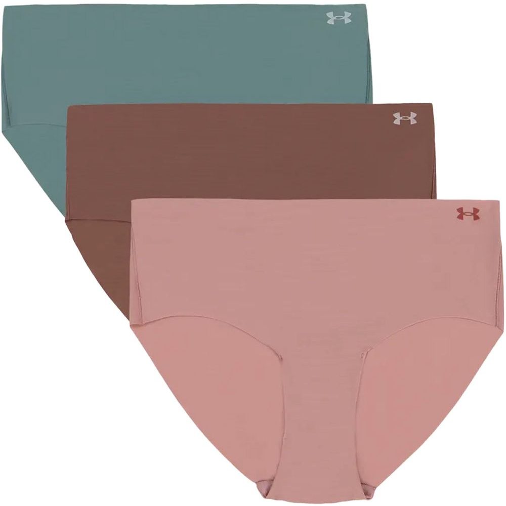 UA Pure Stretch NS HIP - 3pk green/brown