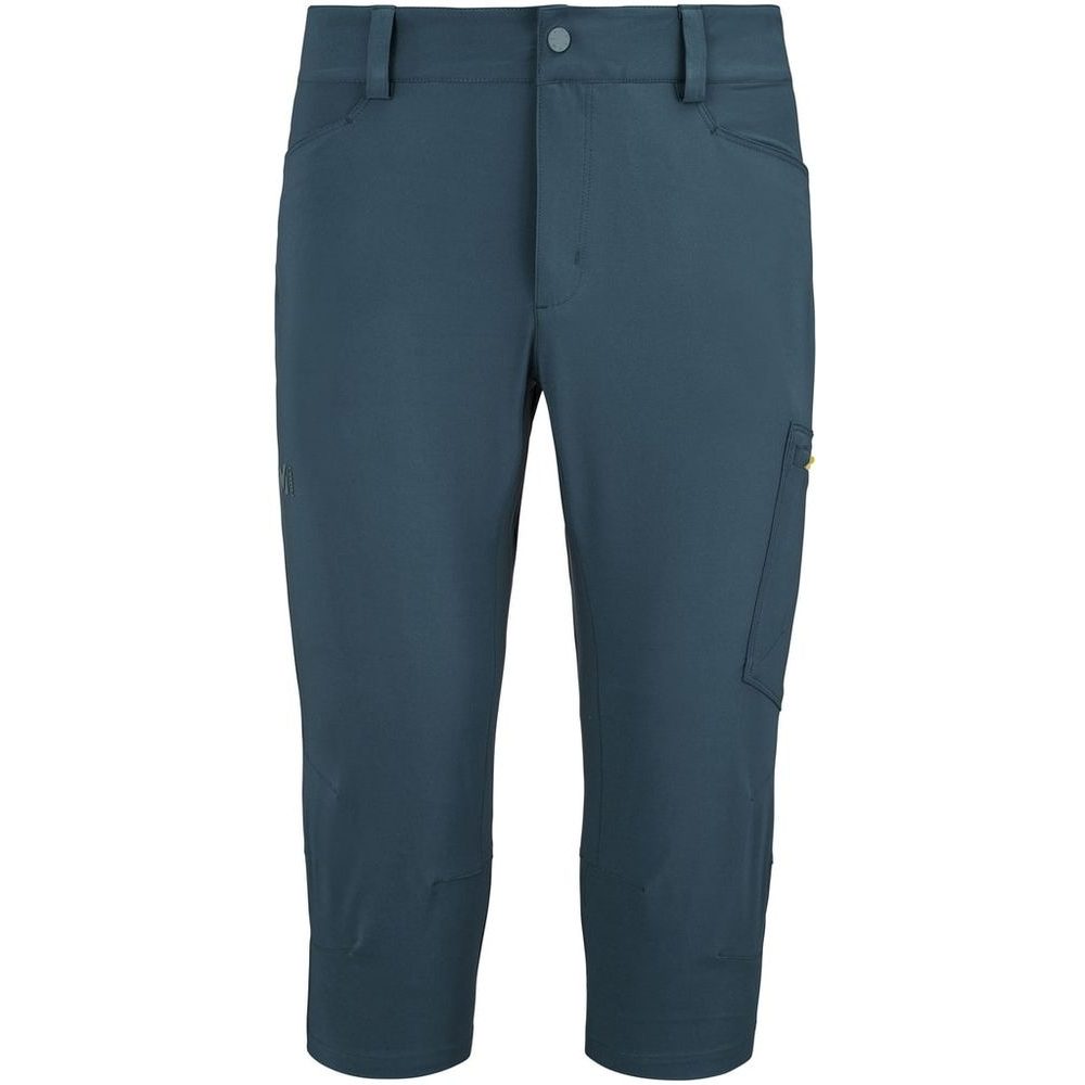 WANAKA STRETCH 3/4 PANT ORION BLUE/WILD LIME