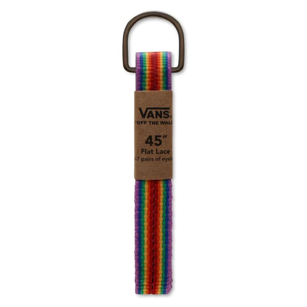 MN VANS LACES 45, rainbow