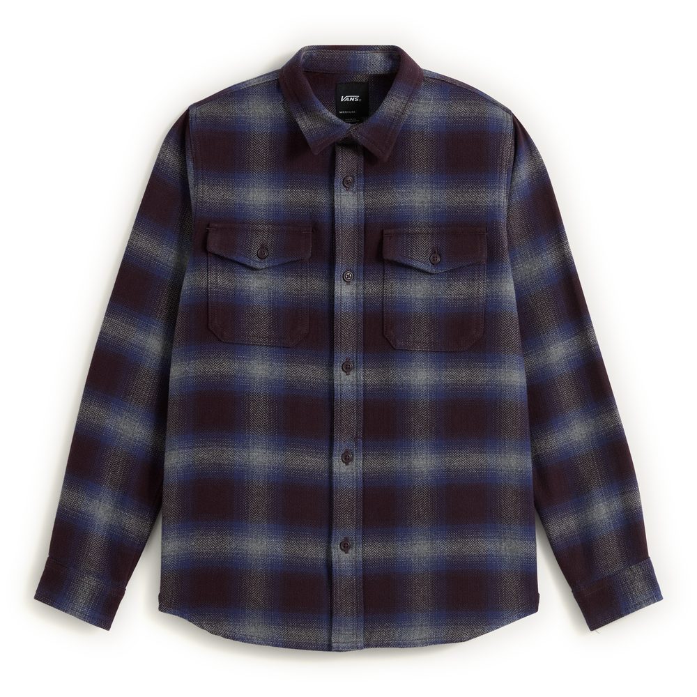 Bixby Plaid Flannel Dark Port/PewterHeather