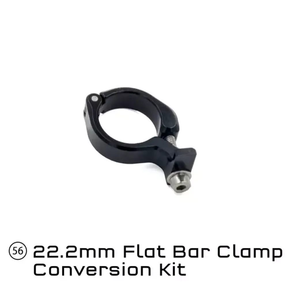 REMOTE 22.2mm Flat Bar Clamp Conversion Kit