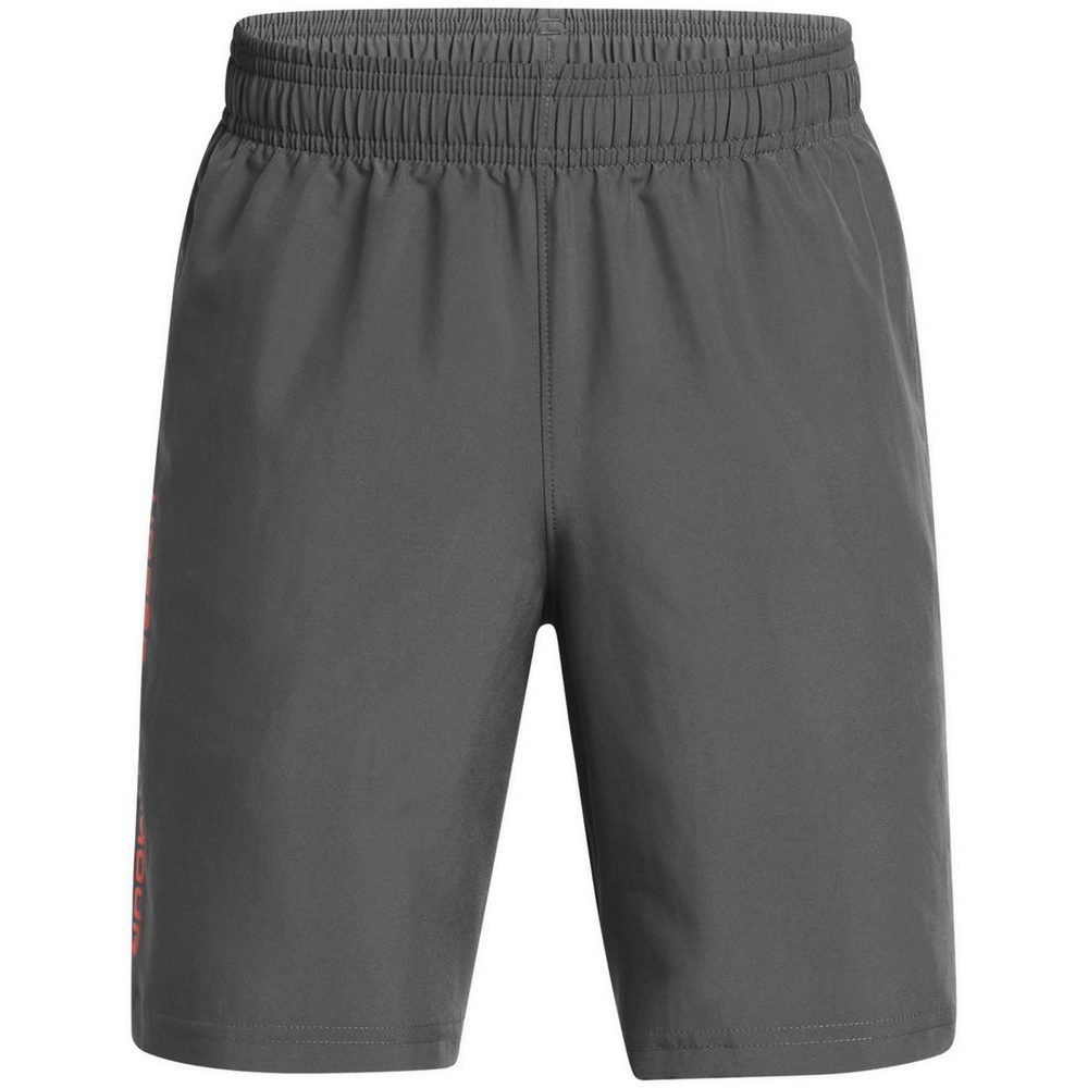 UA Tech Woven Wordmark Short šedá