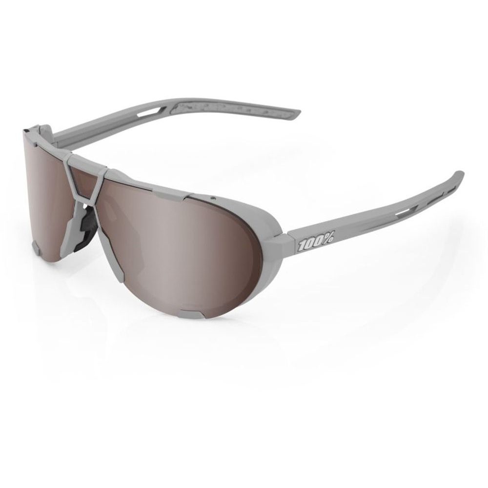 WESTCRAFT - Soft Tact Cool Grey - HiPER Crimson Silver Mirror Lens