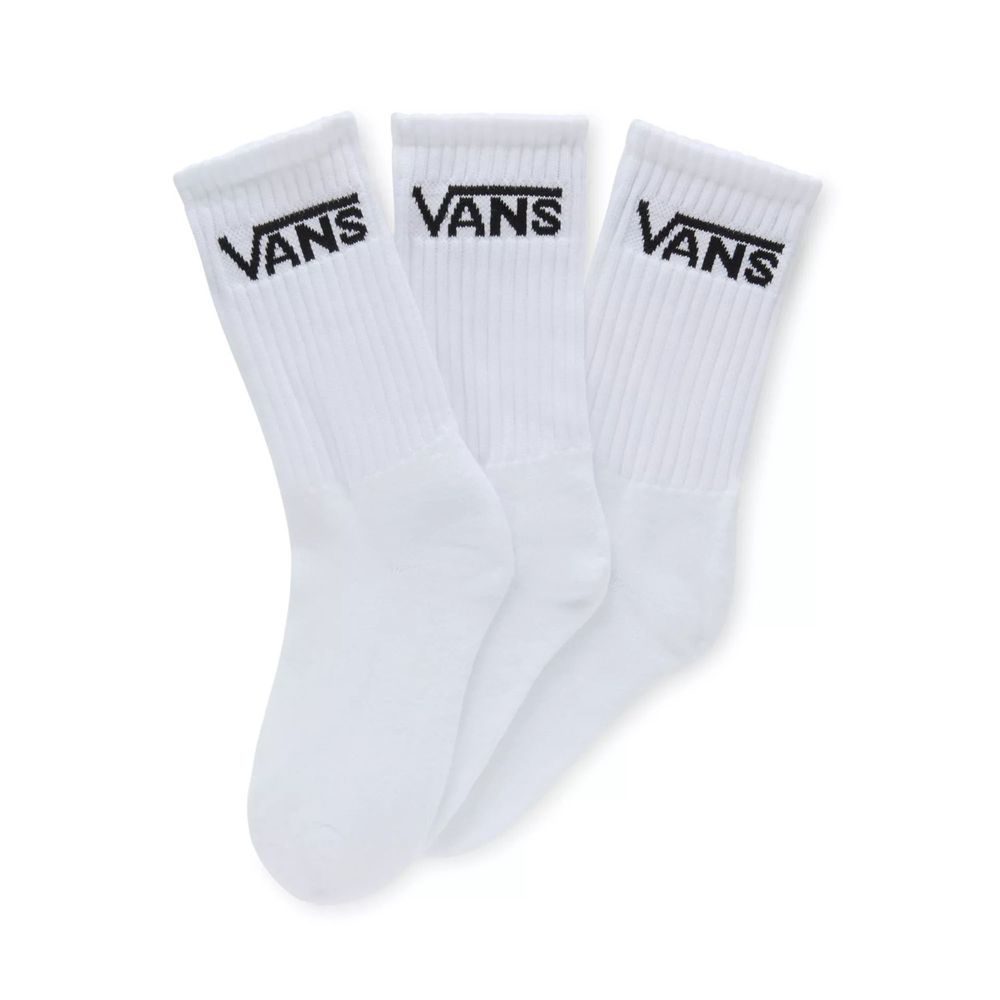 CLASSIC VANS CREW SOCK ROX White