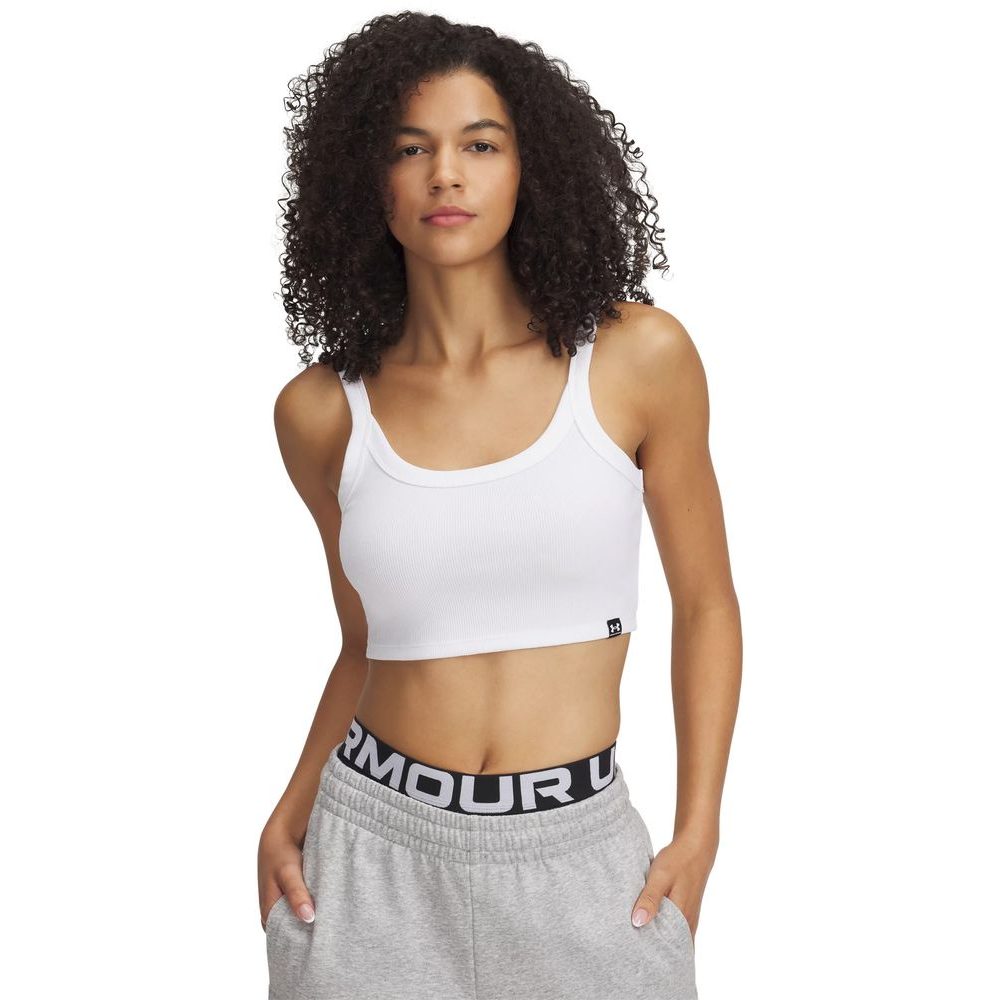 UA Rival Rib Baby Tank, bílá