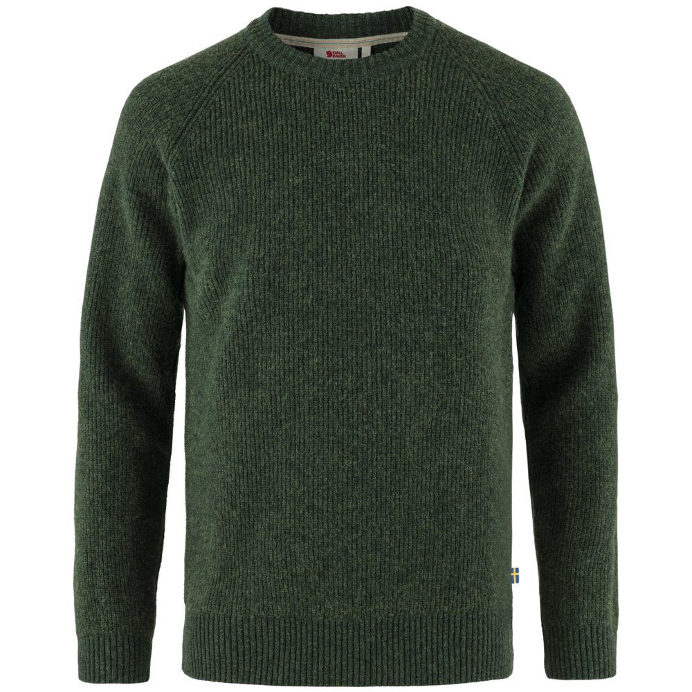 Övik Rib Sweater M, Deep Forest