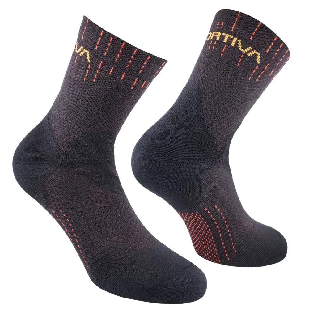 Swift Trail Socks Black/Yellow