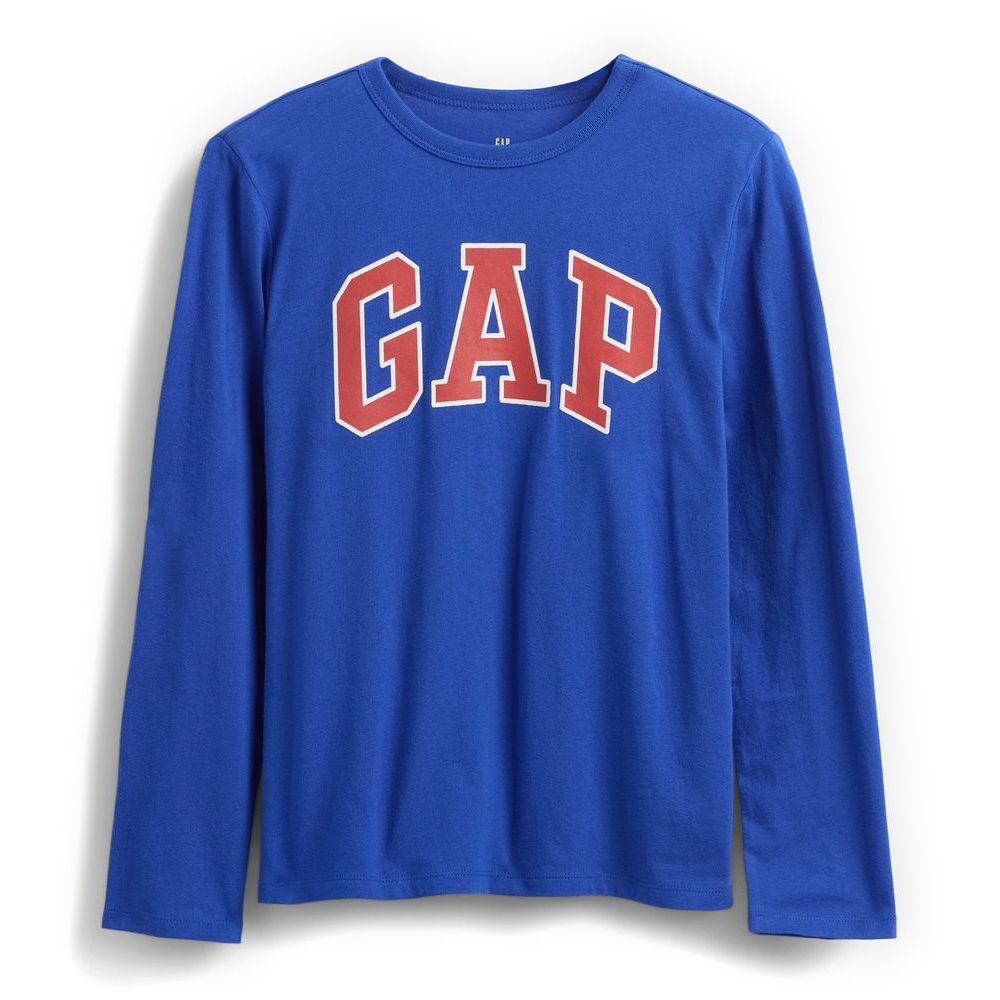 797006-01 Dětské tričko s logem Tmavě modrá