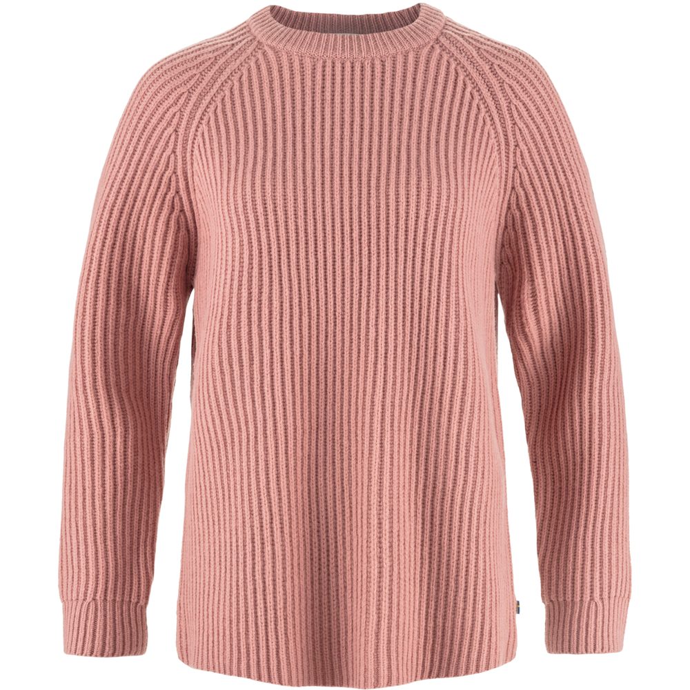 Övik Rib Sweater W Dusty Rose