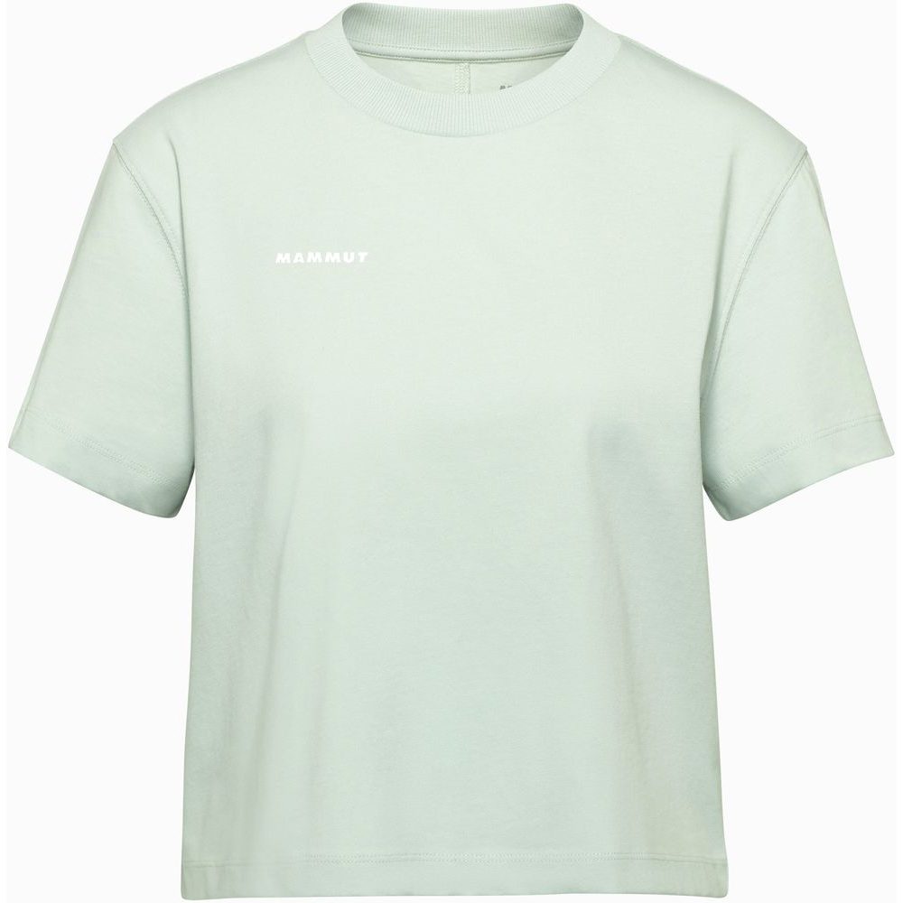 Base Cropped T-Shirt Women Mini Logo silver sage