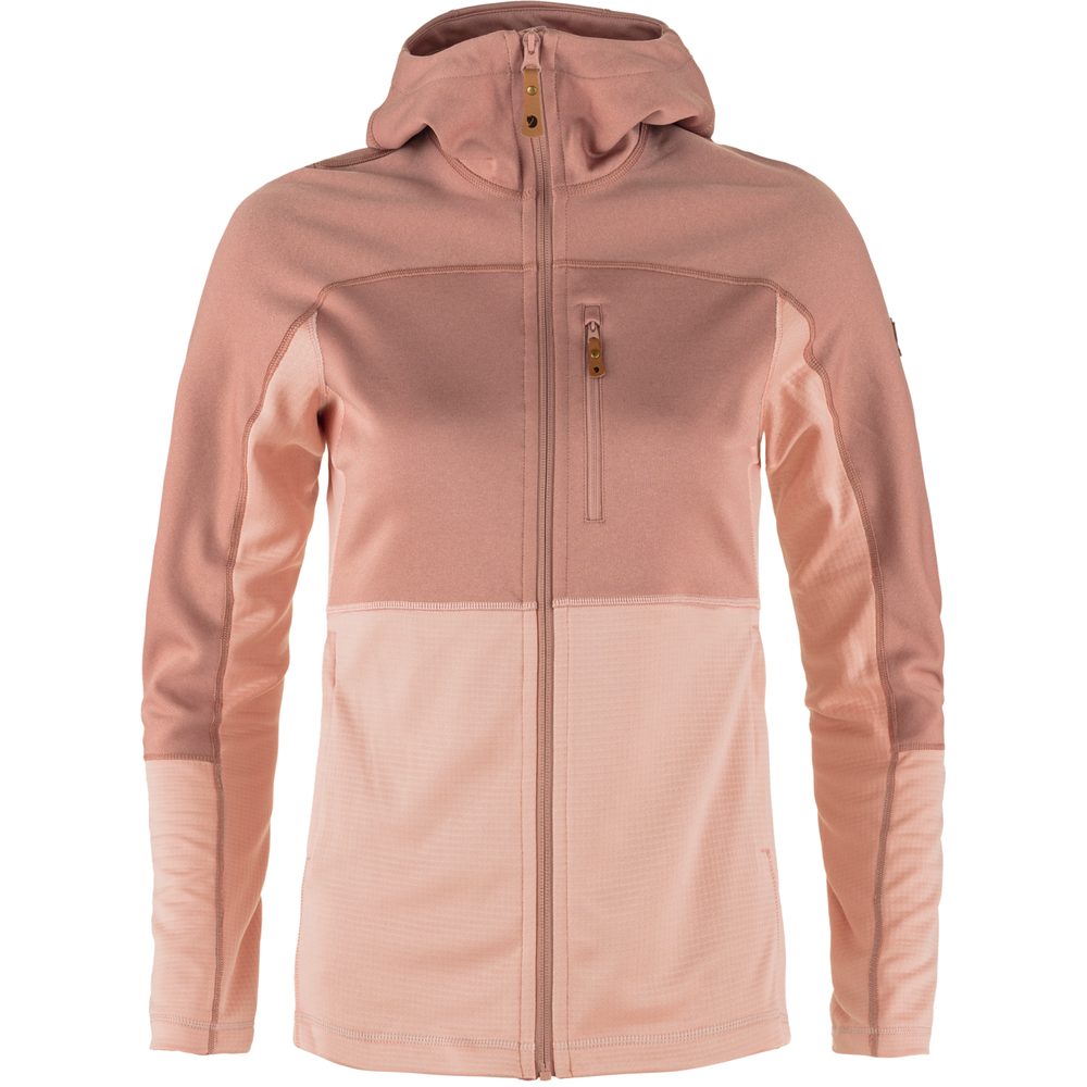 Abisko Trail Fleece W, Chalk Rose-Dusty Rose