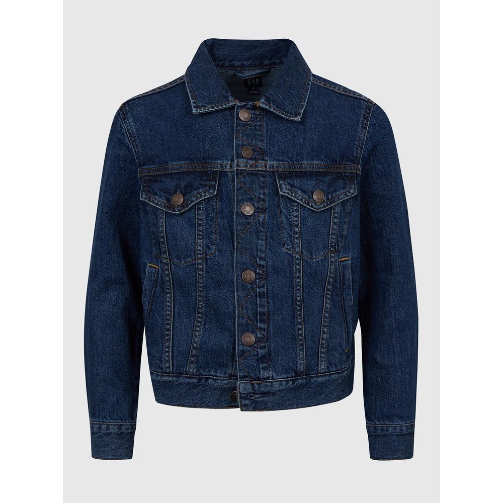 782867-00 Dětská džínová bunda Tmavě modrá