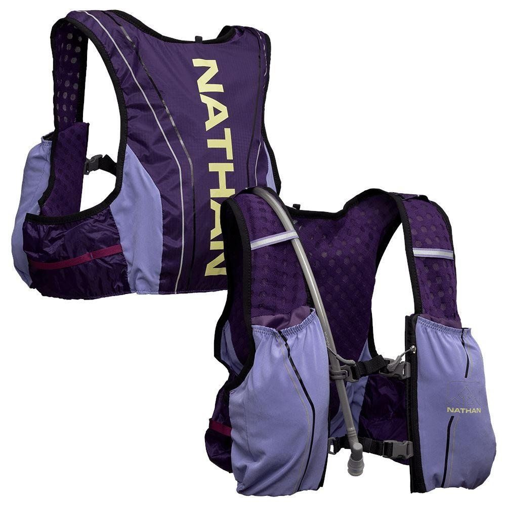 Outdoorweb.eu Vapor Swiftra 4L Acai Shadow Lime Women s running backpack with hydrovac NATHAN 78.36