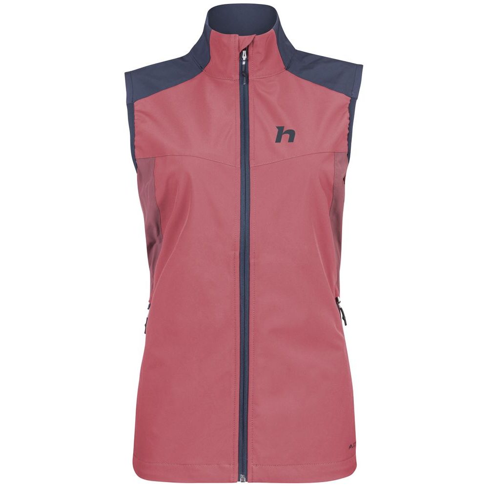 PULLA VEST, baroque rose/india ink