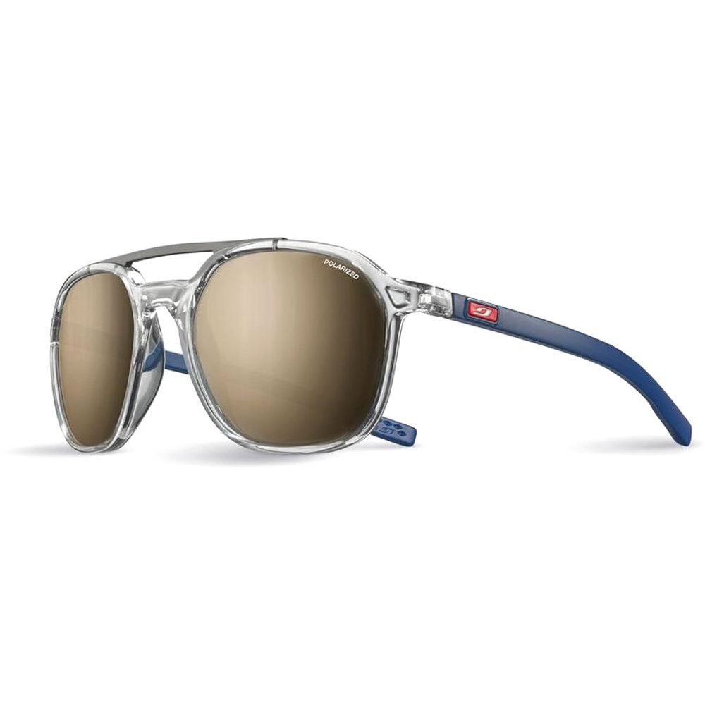 SLACK Polarized 3+ Shiny Translucent Gray / Matt Blue Brown