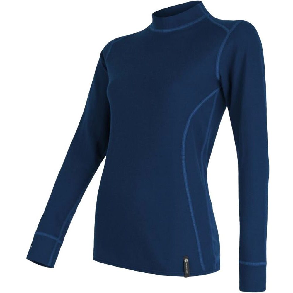 DOUBLE FACE dámské triko dl.rukáv deep blue
