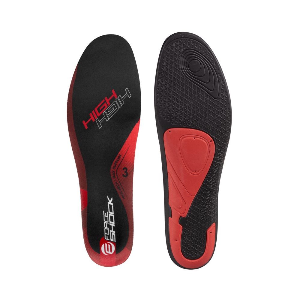 SHOCK HIGH, černo-červ.