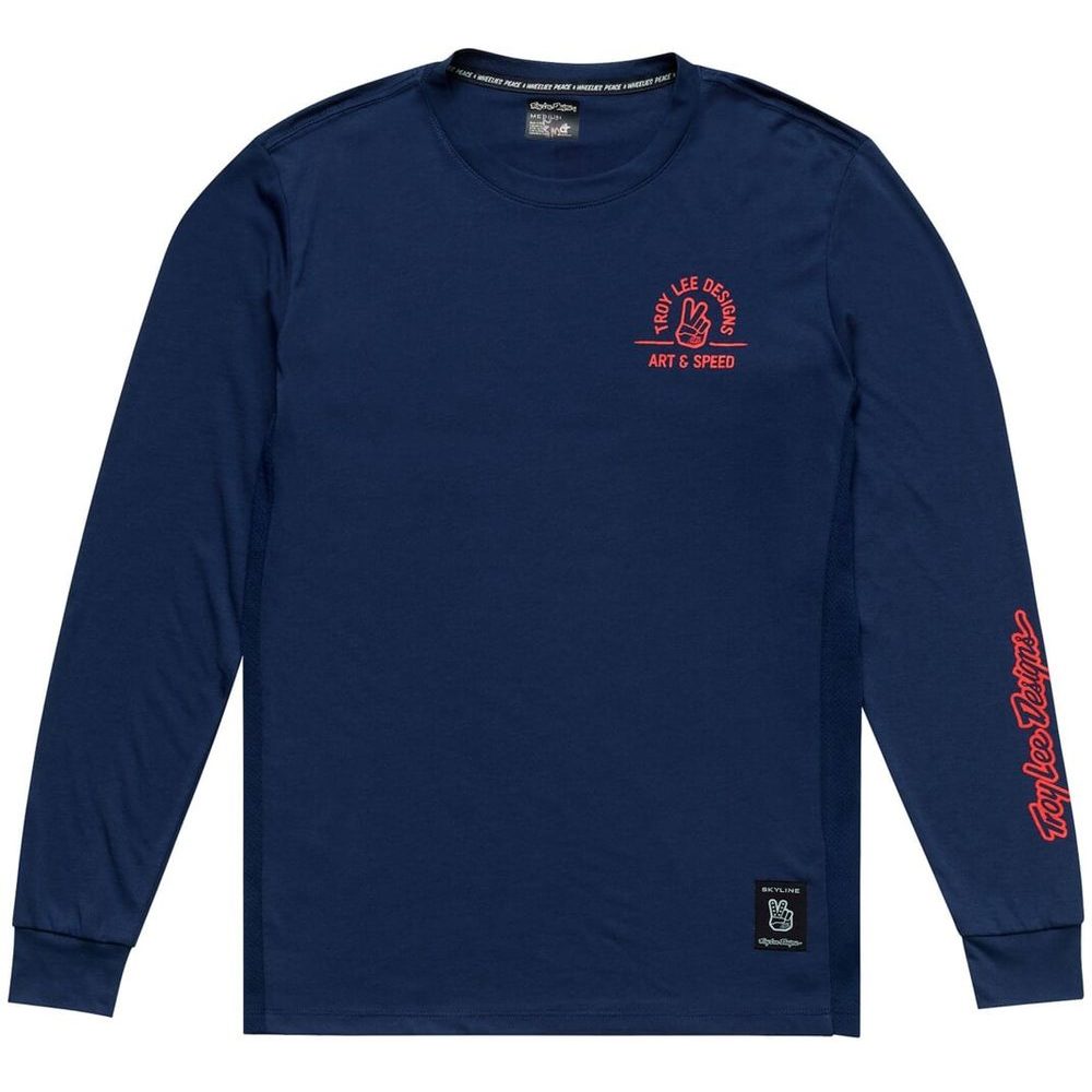 LONG SLEEVE SKYLINE RIDE TEE LOCALS MIDNIGHT