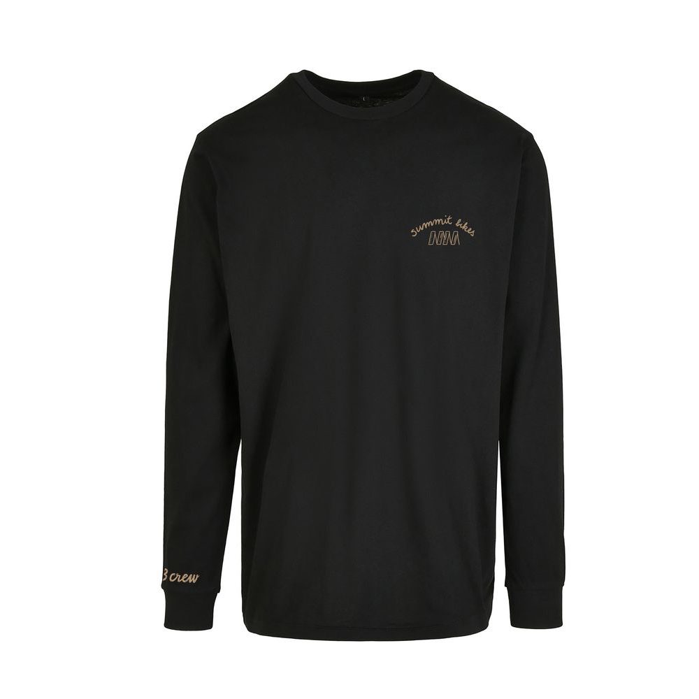 Organic Longsleeve SB crew, black