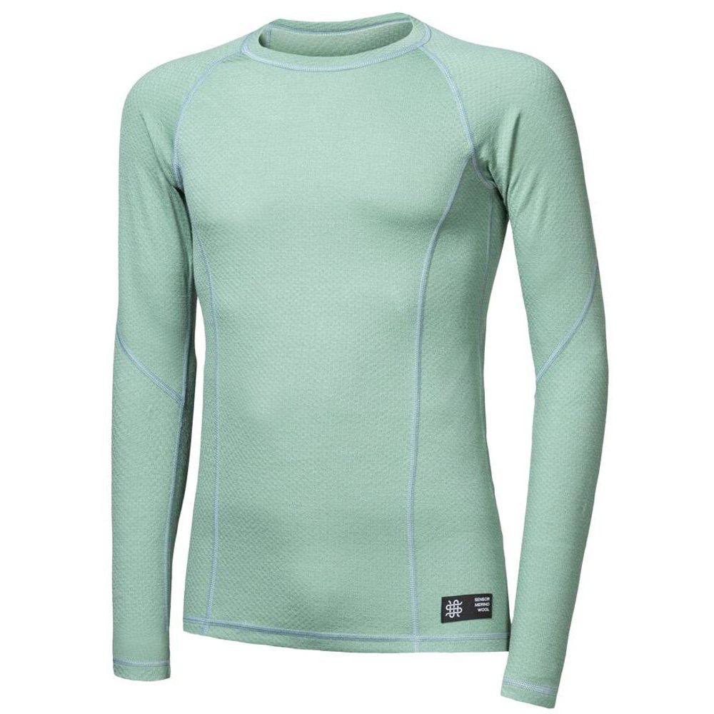 MERINO DF pánské triko dl.rukáv basil green