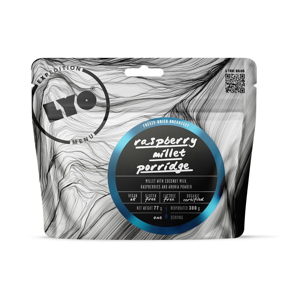 Kaše s malinami NEW, běžná porce 300g