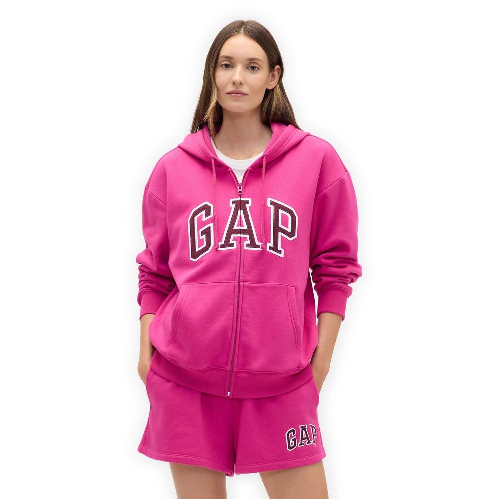 678782-26 Mikina s logem Růžová